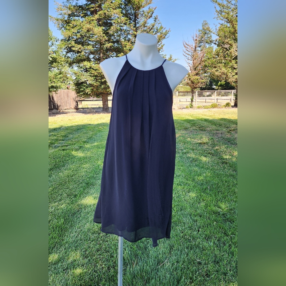 Lush little black dress size lg fully lined